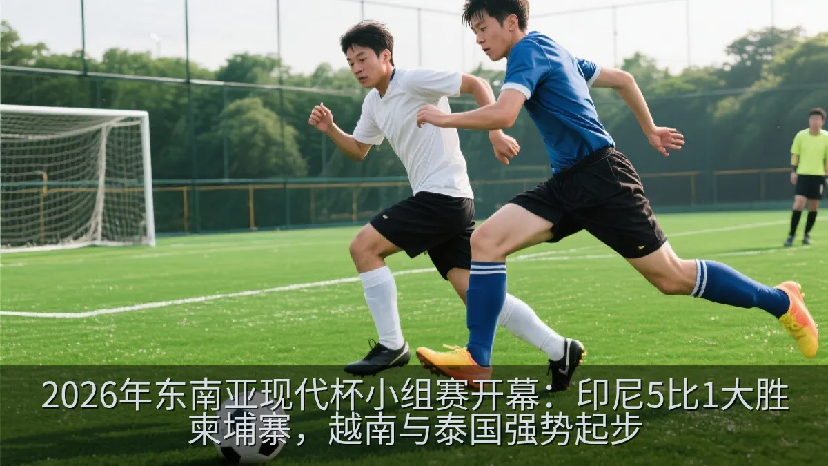 足球比赛中球员在绿茵场上争夺球权