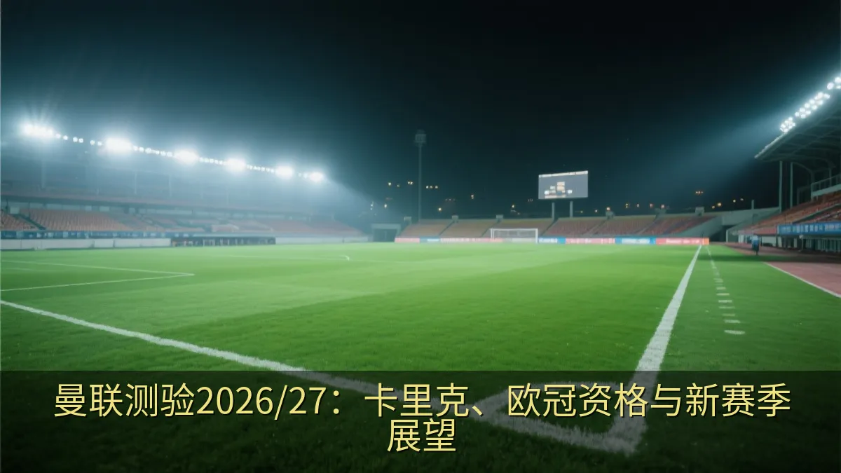 足球场内的赛前训练与观众看台