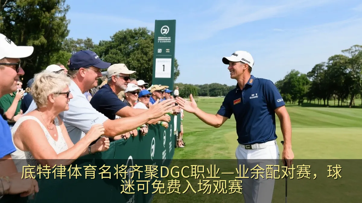 底特律体育名将齐聚DGC职业—业余配对赛，球迷可免费入场观赛