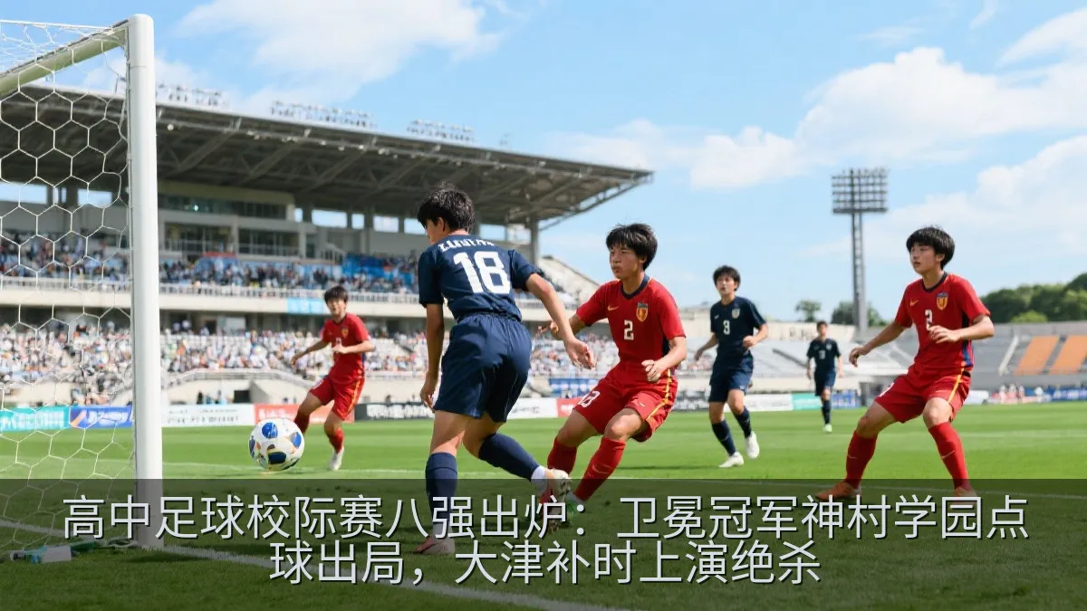 高中足球校际赛八强出炉：卫冕冠军神村学园点球出局，大津补时上演绝杀